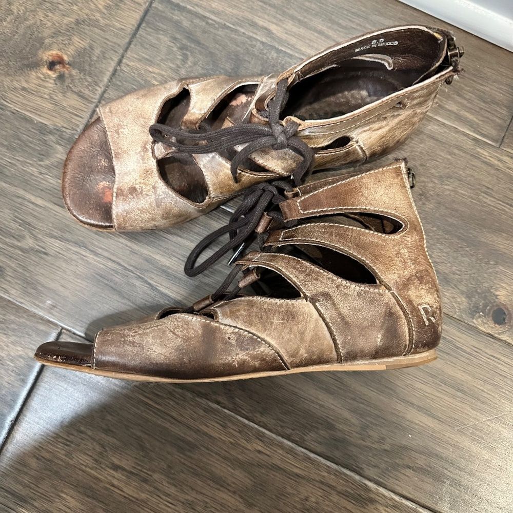 ROAN by Bed Stu Leather Sandals Size 8 - Picture 7 of 8